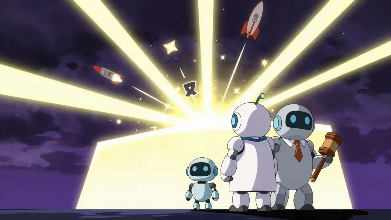 Support robots defending patient with light barrier