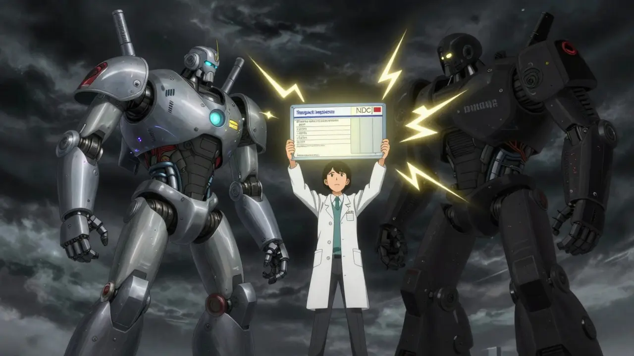 Pharmacist shield blocking glitches from a failing generic robot